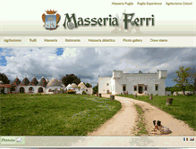 Tablet Screenshot of masseriaferri.com